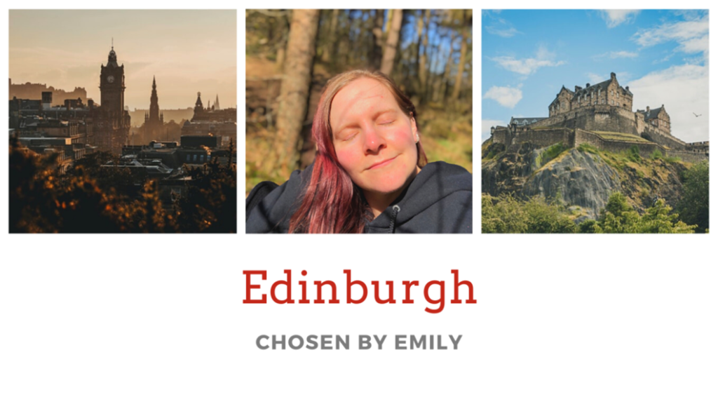 Edinburgh staycation chosen by Email