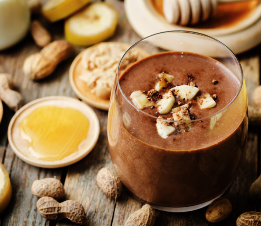 Chocolate And Peanut Butter Smoothie