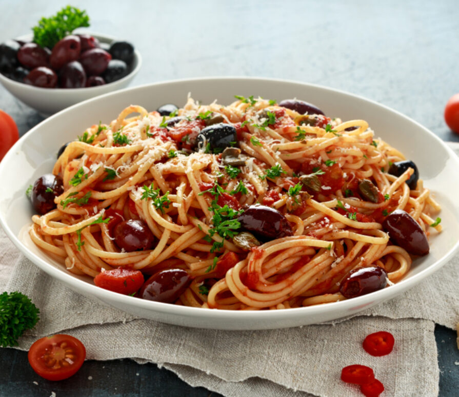 Quick and easy spaghetti puttanesca