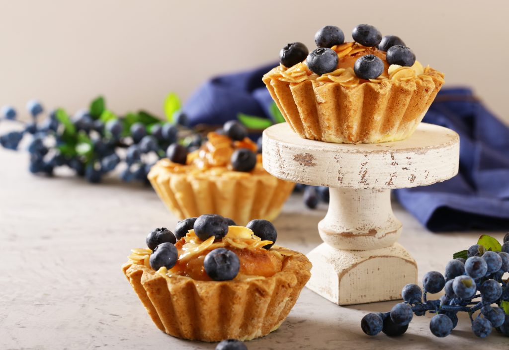 shortcrust pastry blueberry tart