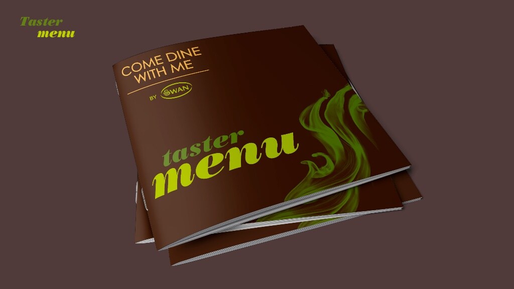 Come Dine With Me taster menu provided with range