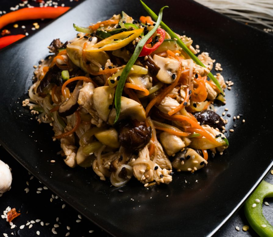 Simple Chinese Chicken And Mushrooms