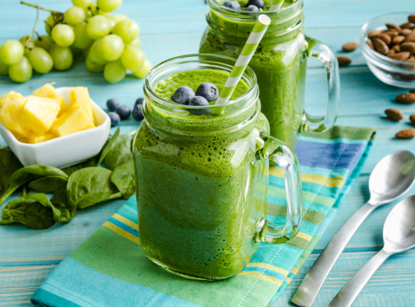 Fruity And Tropical Green Smoothie - Organic Green Smoothie