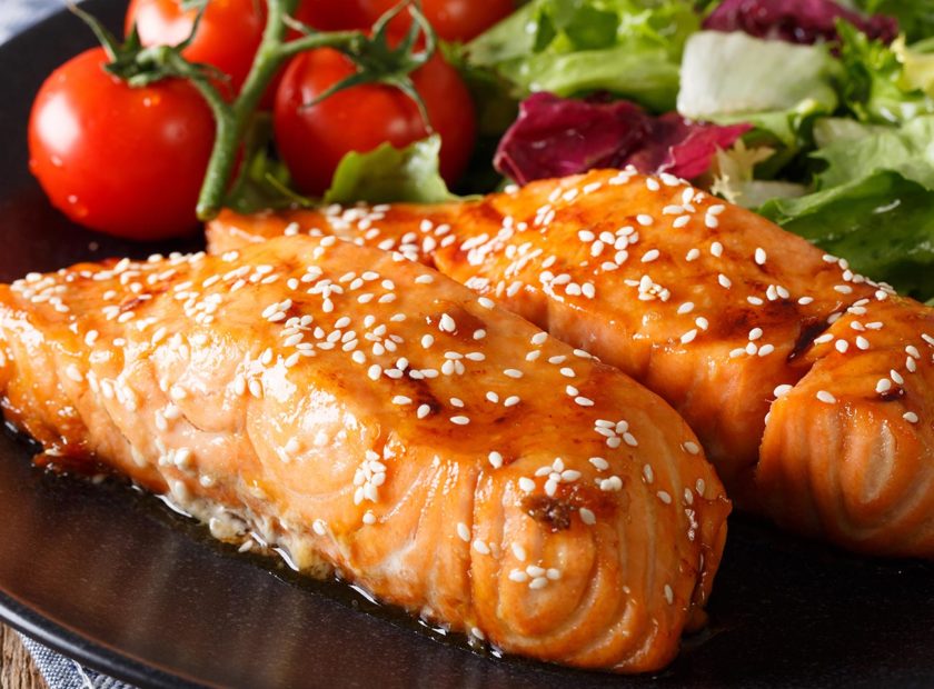 Steamed Salmon With Garlic, Spring Onion & Soy Sauce - Steamed Salmon Recipe