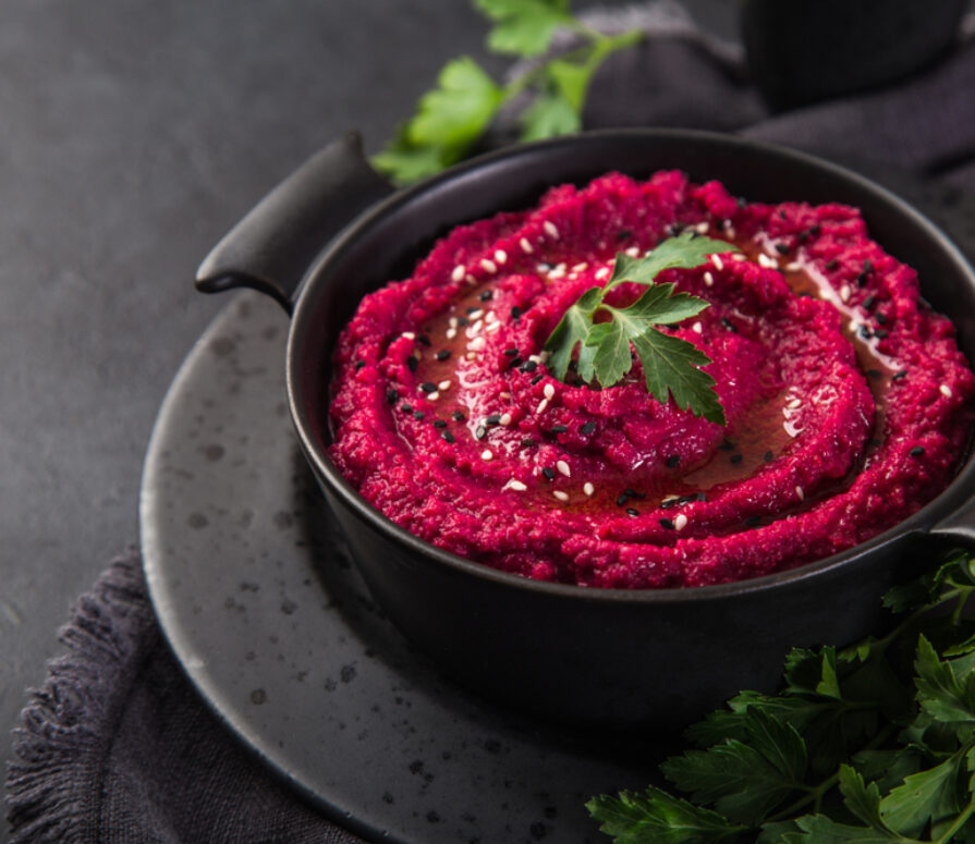 Delicious And Healthy Beetroot Dip Starter