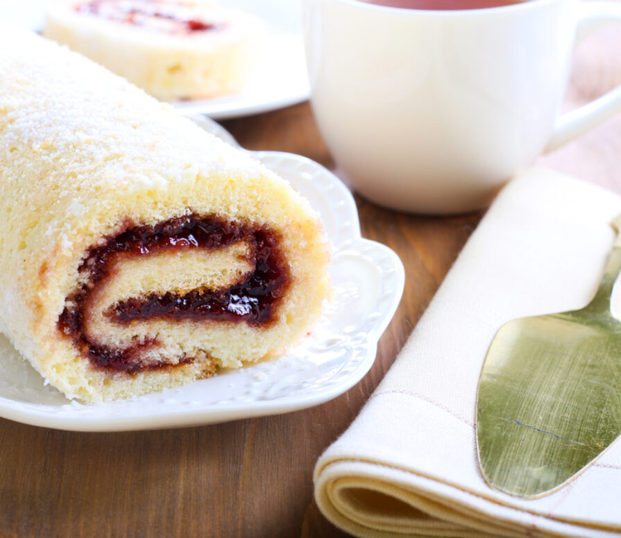 A declious steamed jam roly recipe