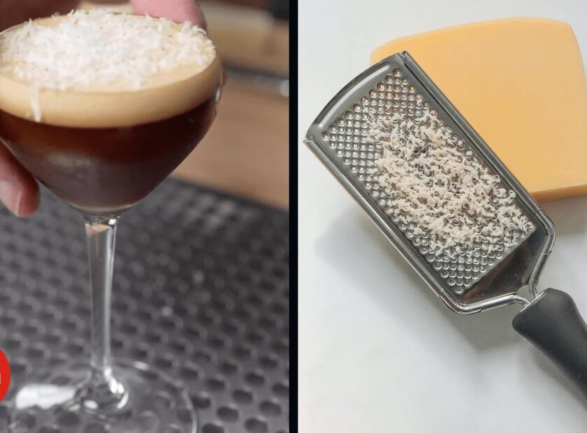 Everyone’s Making Espresso Martinis Topped With Parmesan Cheese - 