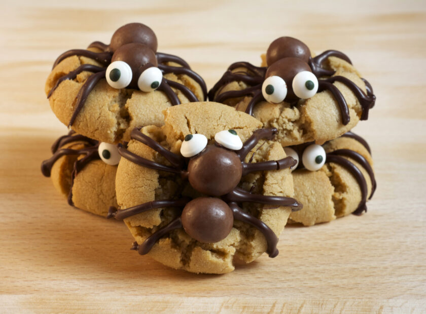 Halloween Spooky Spider Biscuits - Spooky Halloween Bites Recipe