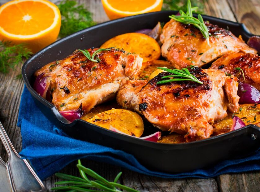 Zesty chicken with orange - Zesty chicken Recipe