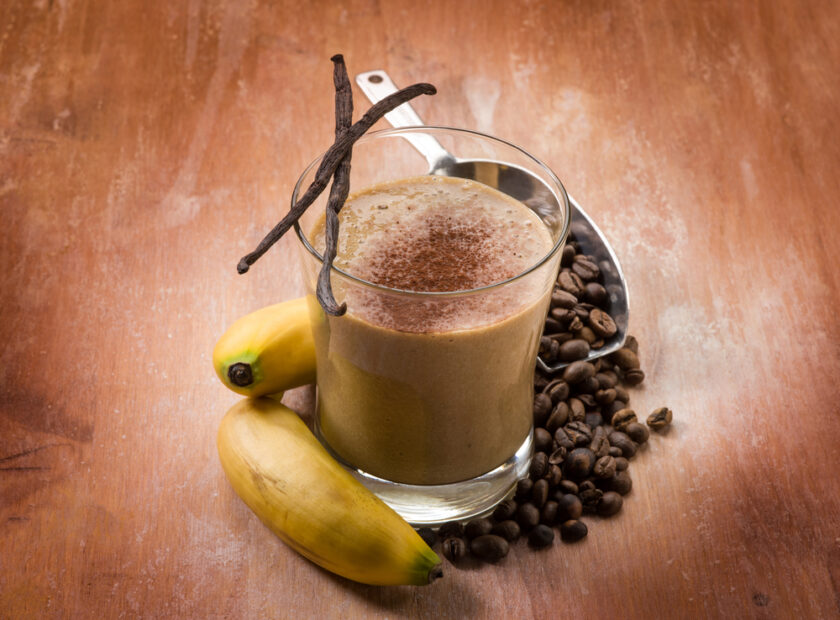 Banana Coffee Frappe - Healthy Coffee Frappe