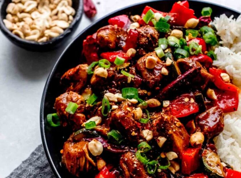 Slow Cooker Kung Pao Chicken - Chinese Chicken Recipe