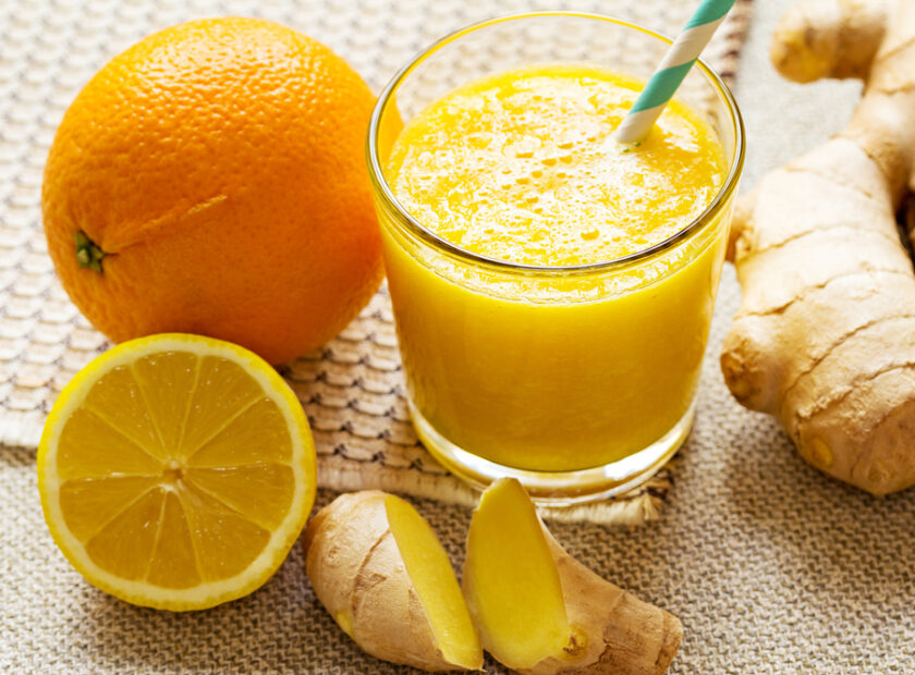 Flu-fighter Smoothie With Citrus And Ginger - English Flu-Fighter Smoothie Recipe