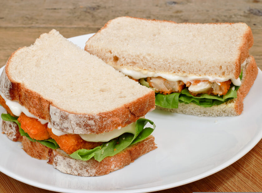 Grilled Fish Finger Sandwich - Sandwich Recipe