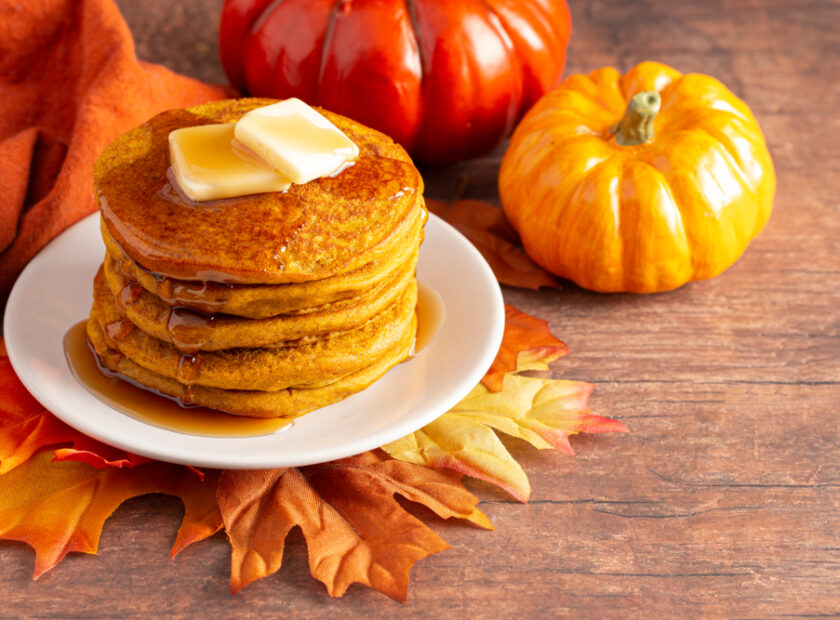 Healthy Pumpkin Pancakes - Healthy Halloween Pancake Recipe