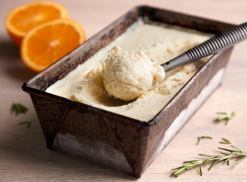 Fearne’s Frozen Yoghurt With Orange & Rosemary - Frozen Yoghurt Recipe