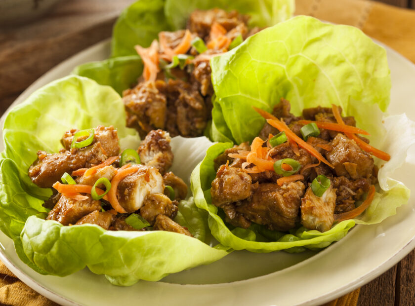Thai Chicken Lettuce Wraps - Thai Food Recipe