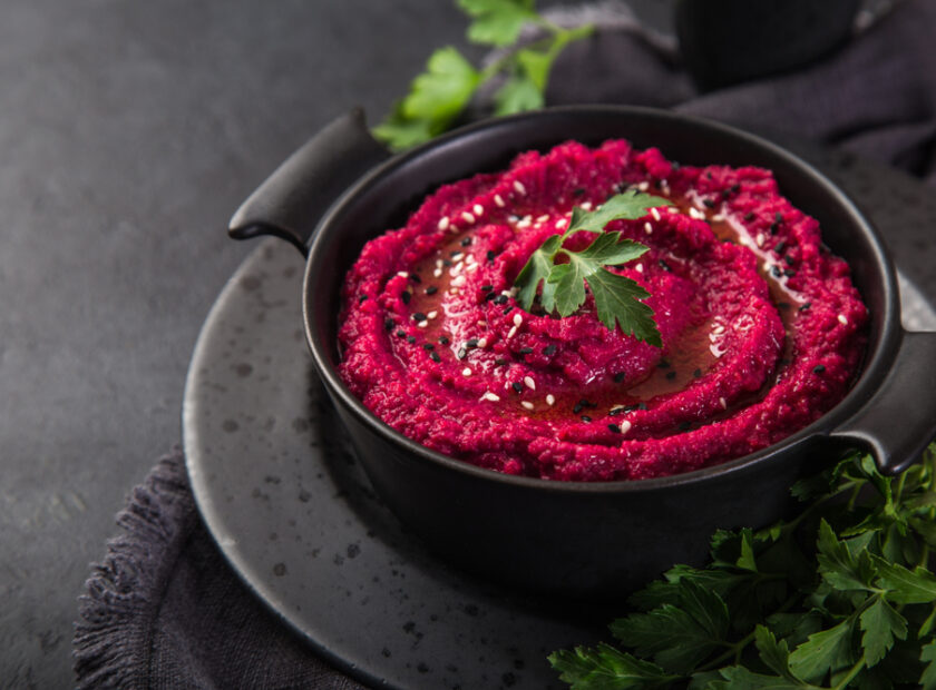 Delicious And Healthy Beetroot Dip Starter - Food recipe