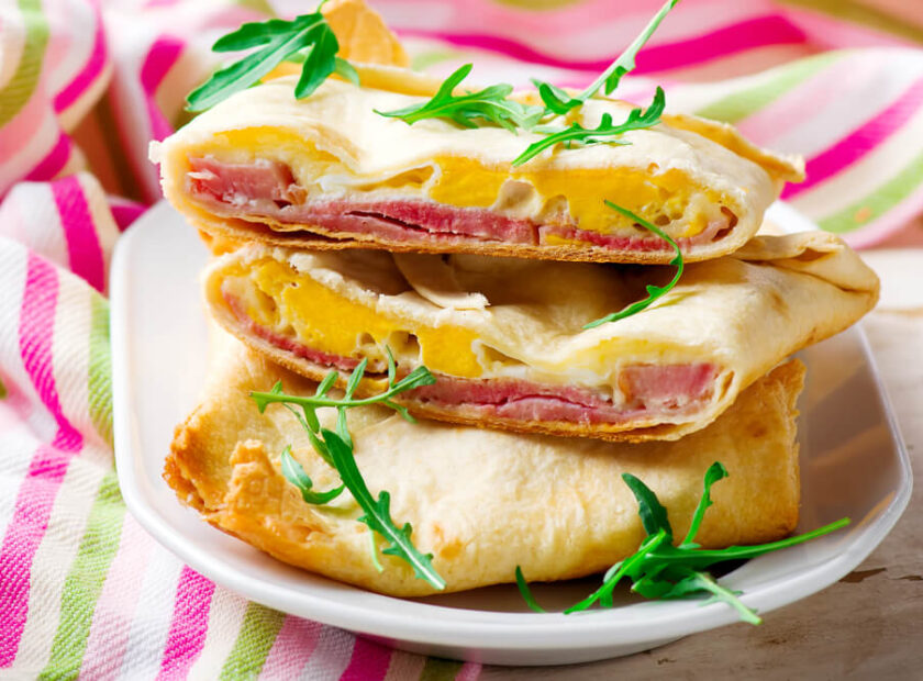 Air-Fryer Ham and Egg Pockets - Ham and Egg Pockets Recipe