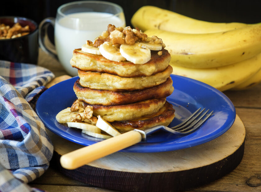 Blender banana and oat pancakes - Pancake Recipe